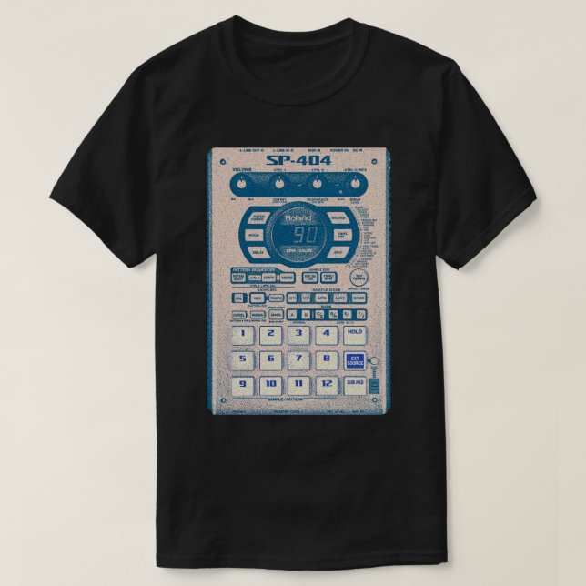 SP404 Sampler Design T-Shirt (Design Front)