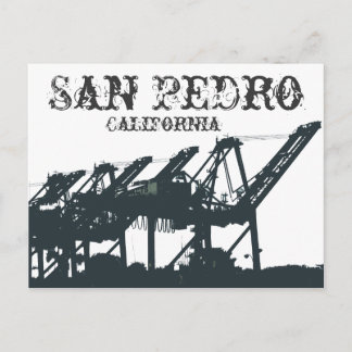SP Harbour Cranes Postcard