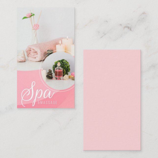 Spa and Massage Business Card (Front/Back)