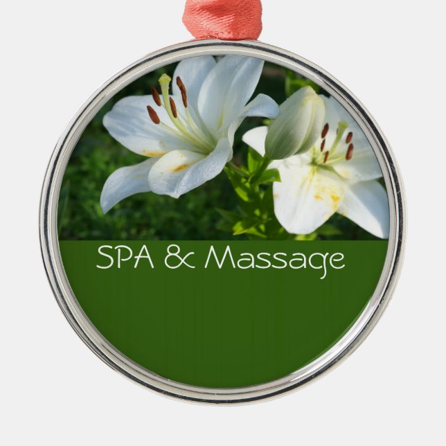 SPA and massage Metal Tree Decoration (Front)