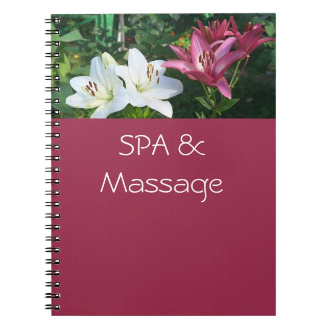 SPA and massage Notebook (Front)