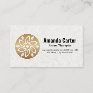 Spa Aroma Self Care Hotel Services Business Card