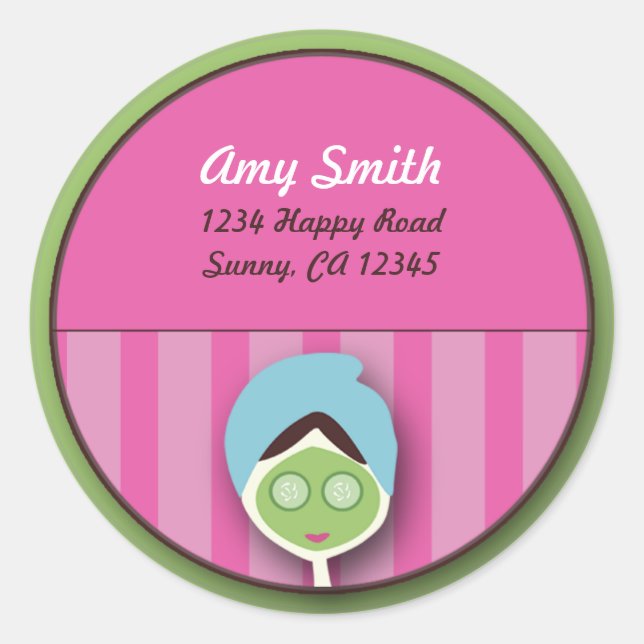 Spa Bachelorette or Birthday Seal (Front)