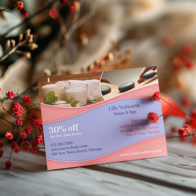 Spa Beauty Massage Postcard (Creator Uploaded)