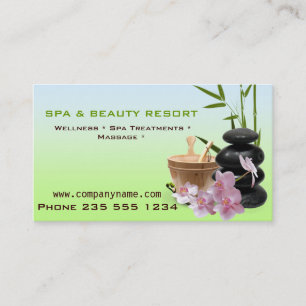 SPA & Beauty Resort Business Cards