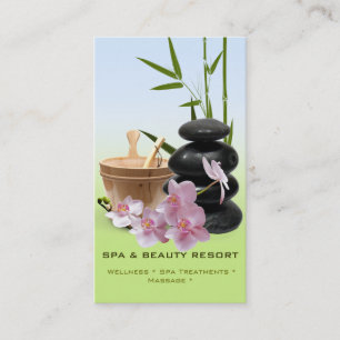 SPA & Beauty Resort Business Cards