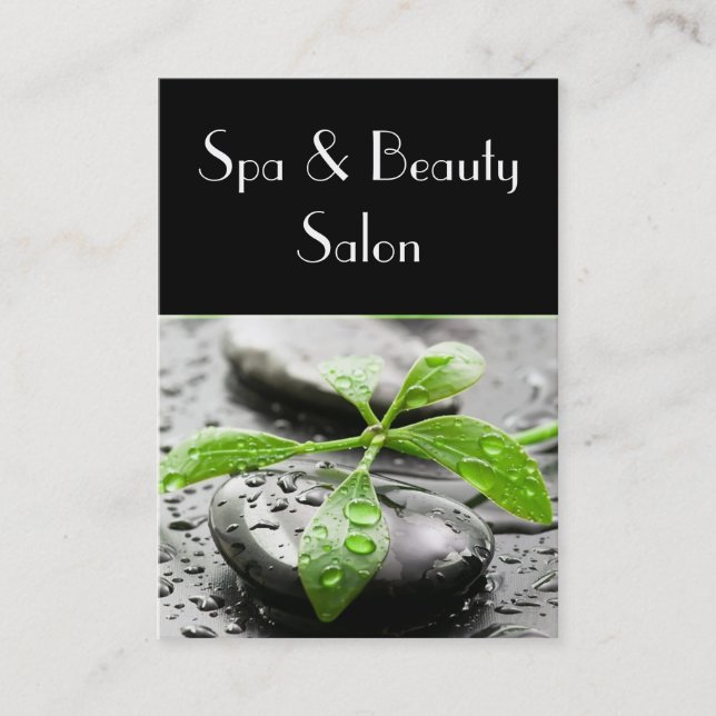 Spa&Beauty Salon Business Card (Front)