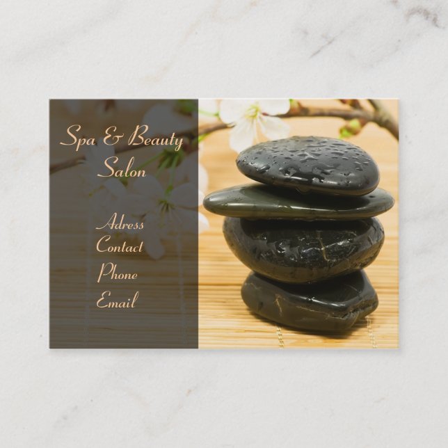 Spa&Beauty Salon Business Card (Front)