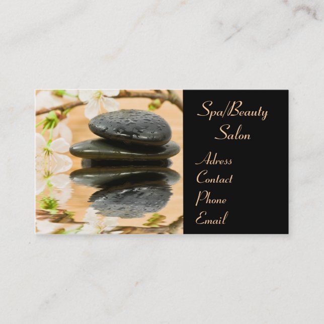 Spa/Beauty Salon Business Card (Front)