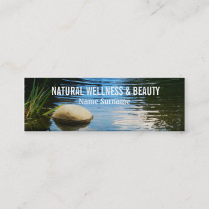 Spa beauty therapist PERSONALIZE Mini Business Card