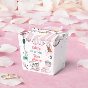 Spa Birthday Pamper Party Birthday  Favour Box