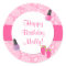 Spa Birthday Party Favour Sticker