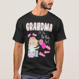 Spa Birthday Party Grandma Of The Birthday Girl Sp T-Shirt