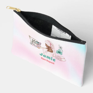 Spa Birthday Sleepover Pamper Birthday party Accessory Pouch