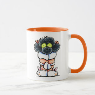 Spa Black Poodle Mug