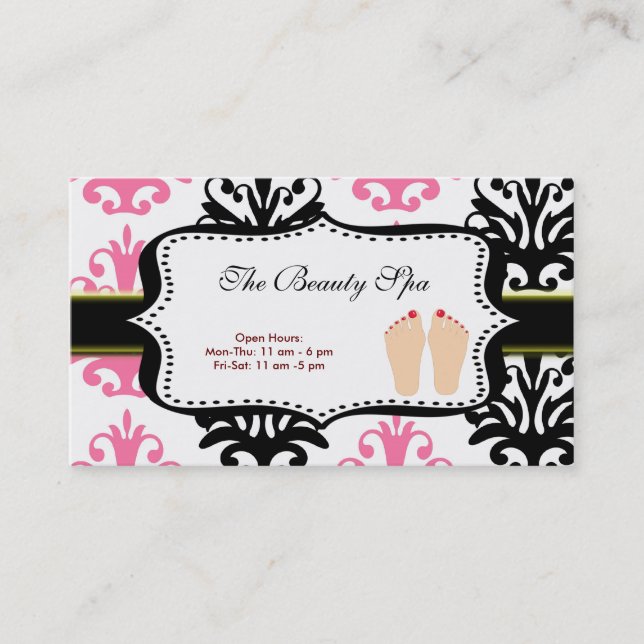 Spa Business Card (Front)