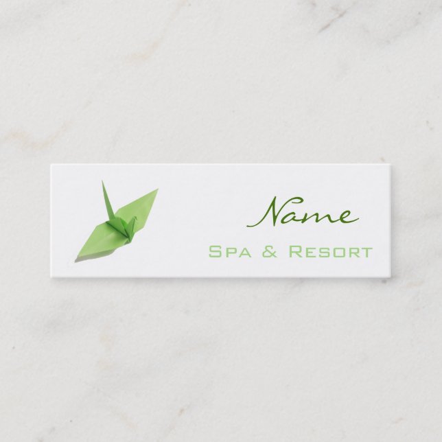 Spa Business Card (Front)