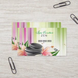 Spa centre business card