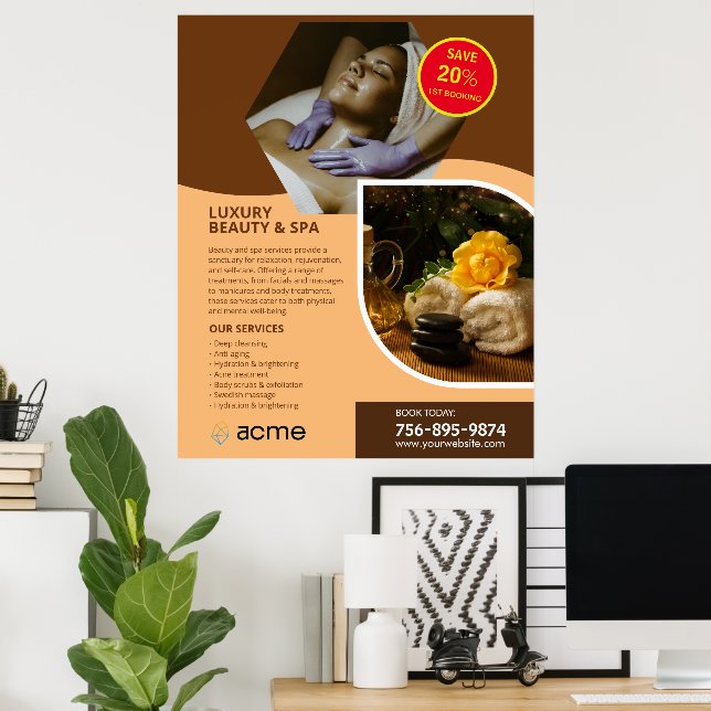 Spa Centre Custom Poster (Home Office)