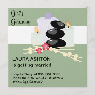 Spa Day Invitation