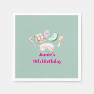 Spa Day Kid's Party  Napkin