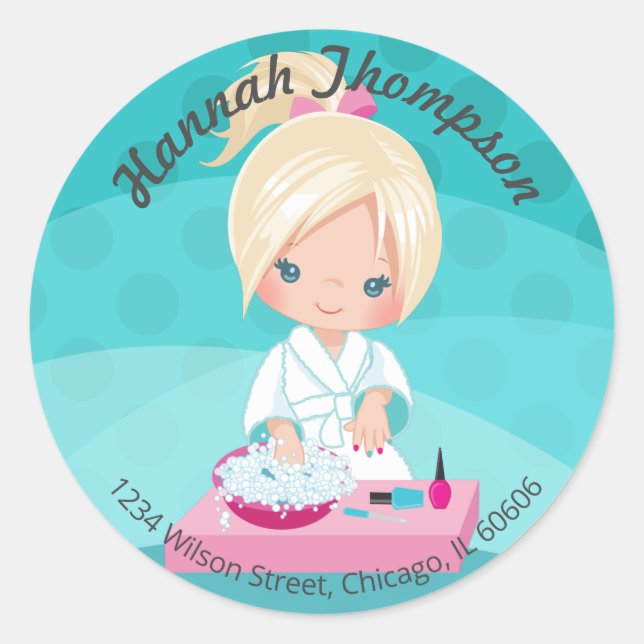 Spa Envelope Stickers (Front)