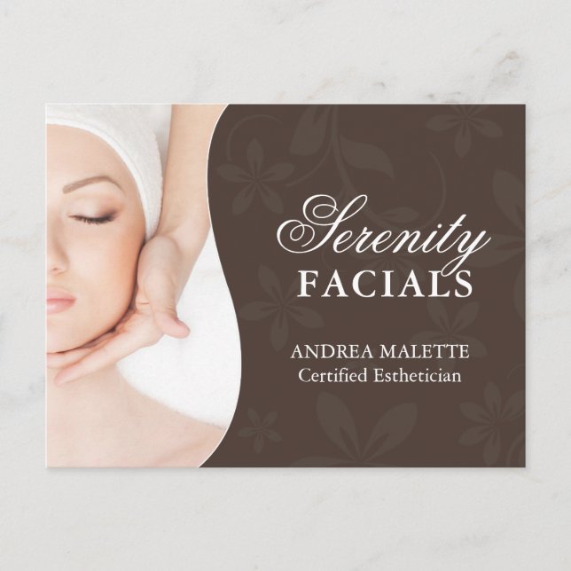 Spa Gift Certificate Postcard Size (Front)