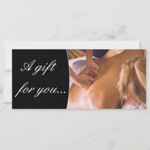 Spa Massage Gift Certificate