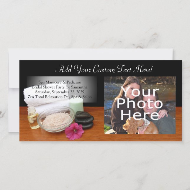 Spa/Massage/Pedicure Salon Scene Black/Colour (Front)