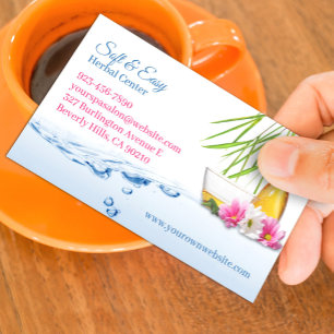 Spa Natural Herbs Business Card