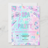 Spa Pajama Party Pastel Spa & Sleepover Birthday