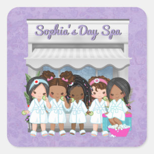 Spa Party Envelope Seal Sticker Bag Seal