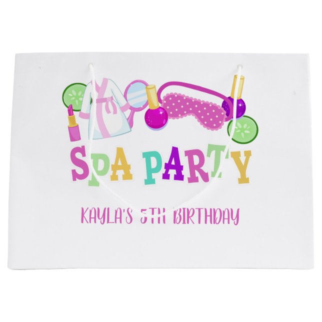 Spa Party Gift Bag (Front)