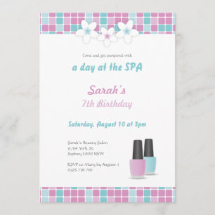 SPA Party Invitation