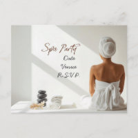 Spa Party Minimal Wellness Design