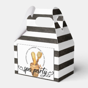 Spa Party Vintage Personalised Favour Box