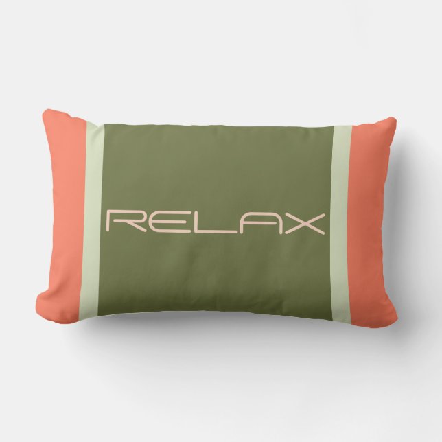 Spa Relaxation Pillow - Sleek Meditation Cushion (Front)