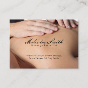 Spa Retreat   Massage (appointment card) Appointment Card