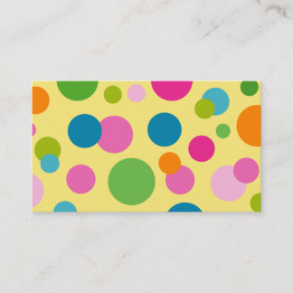 Spa - Salon Colour Circles Business Card