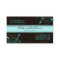 Spa - Salon Flower Elegant Turquoise Business Card