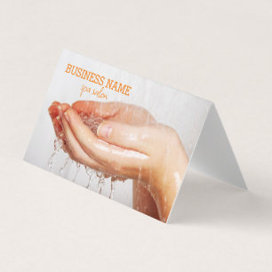 Spa salon, spa business card
