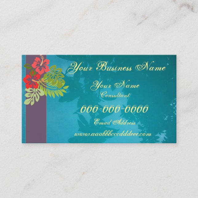 Spa/Salon/Travel Business Card (Front)