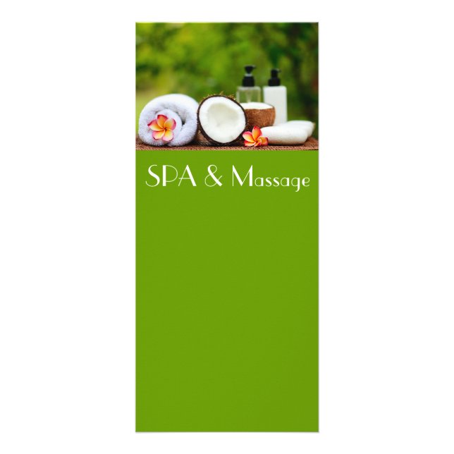 SPA setting Rack Card (Front)