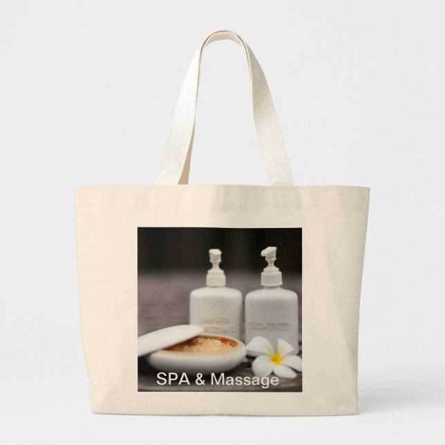 SPA settings Large Tote Bag (Front)