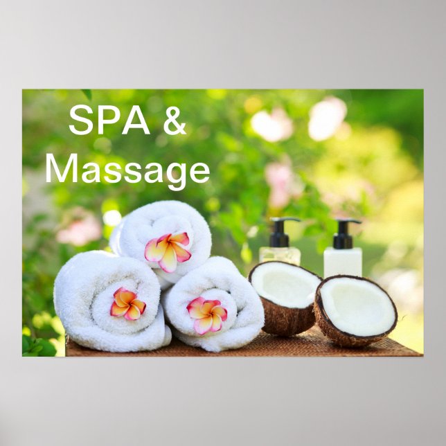 SPA settings Poster (Front)