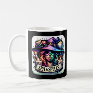 "Spa & Spells" Witchy Relaxation Tee Coffee Mug