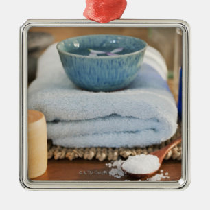 Spa still life metal tree decoration