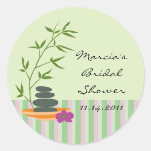 Spa Theme Favour Sticker