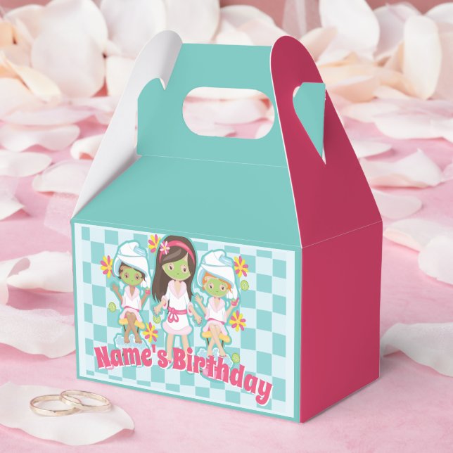 Spa-Themed Gable Boxes (Wedding)