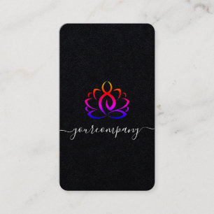 Spa Therapist Lotus Health Beauty Salon Business Card